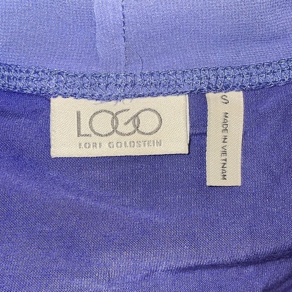 LOGO Lori Goldstein Women’s Open Front Cardigan Vest Size Small - Picture 3 of 6